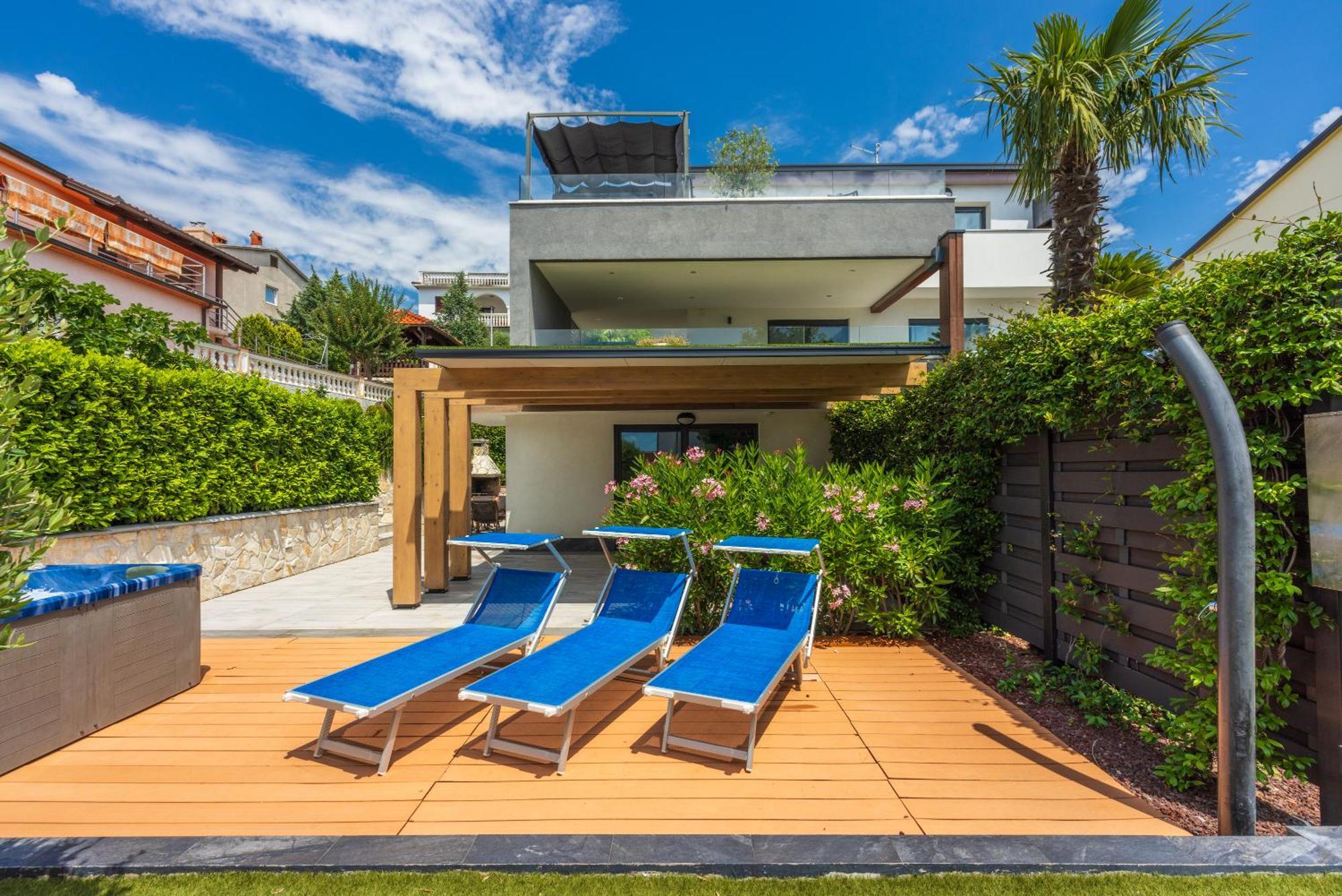 Relax Derossi 2 Daire Crikvenica Dış mekan fotoğraf